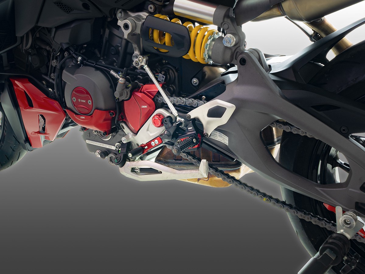 2025/26 Ducati Streetfighter V2 Adjustable Rearsets -PRSFV202 DBK