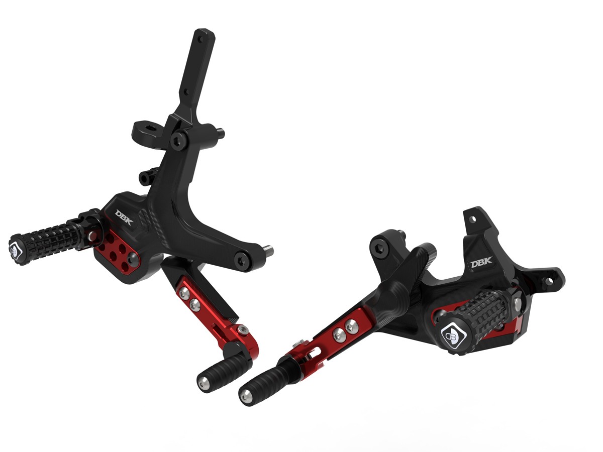2025/26 Ducati Streetfighter V2 Adjustable Rearsets -PRSFV202 DBK