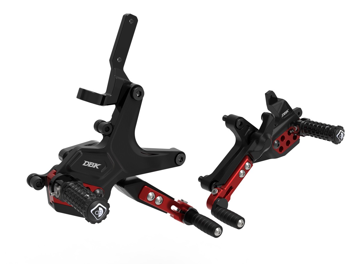 2025/26 Ducati Streetfighter V2 Adjustable Rearsets -PRSFV202 DBK