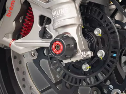 Aprilia RSV4/Tuono V4 Front Axle Slider - PFAN13 DBK