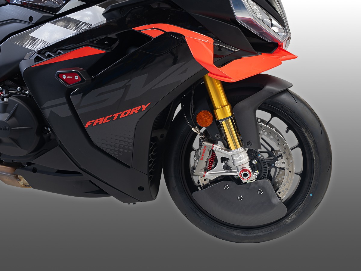 Aprilia RSV4 Carbon Fiber Front Wheel Deflectors - DBK