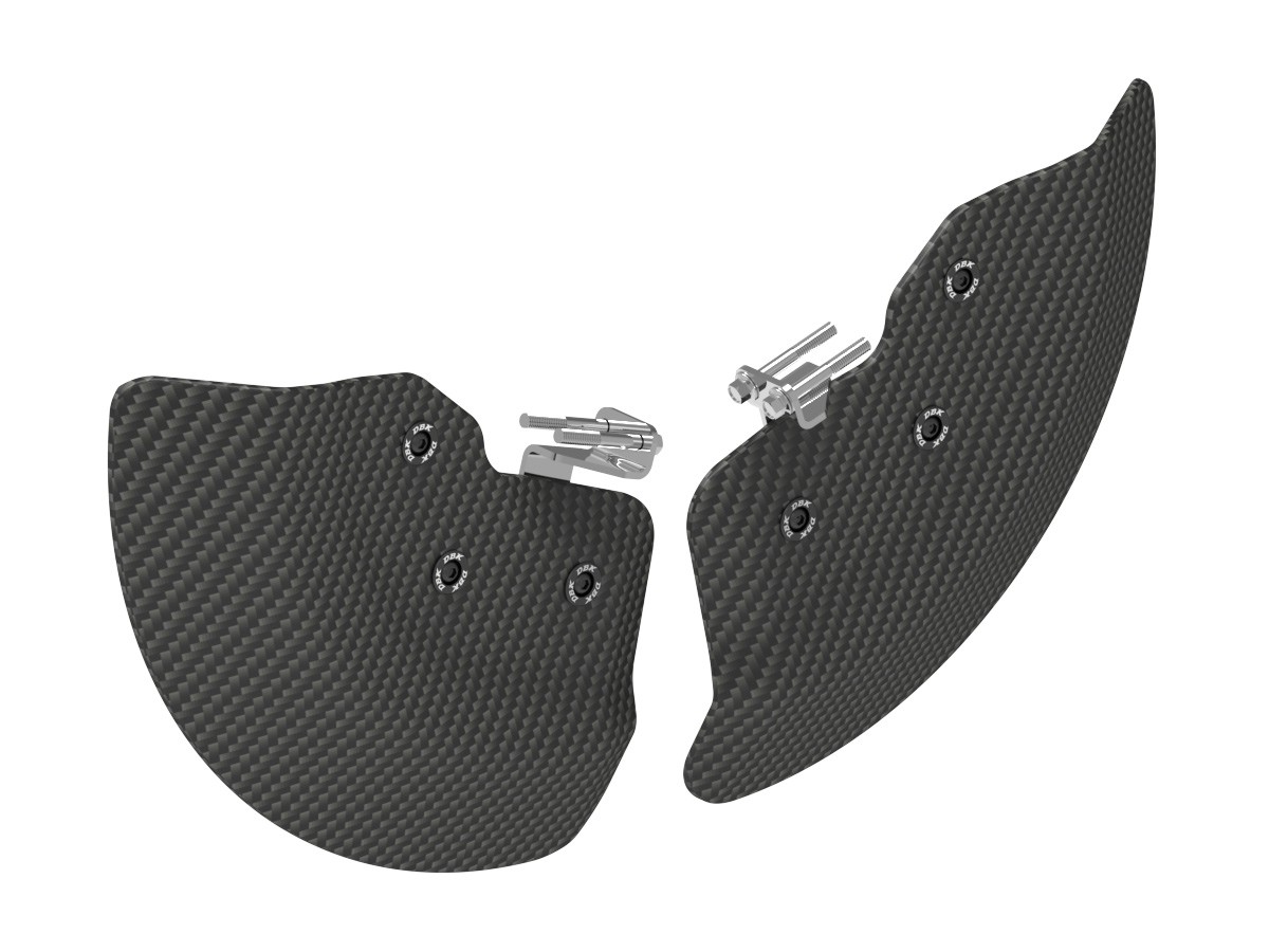 Aprilia RSV4 Carbon Fiber Front Wheel Deflectors - DBK