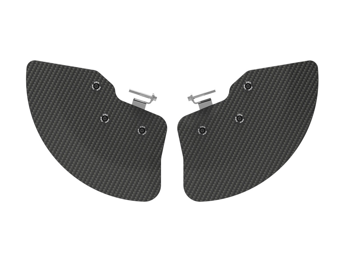 Aprilia RSV4 Carbon Fiber Front Wheel Deflectors - DBK
