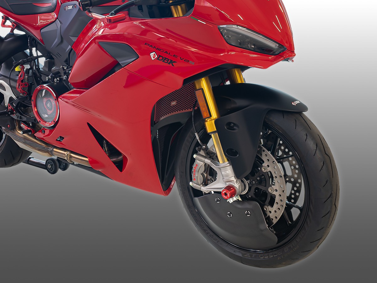 Ducati Carbon Fiber Front Wheel Deflectors - DBK - Image 5